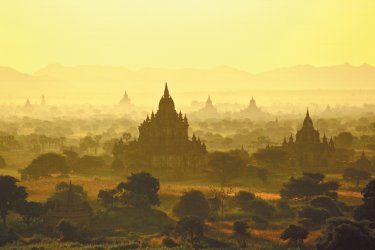 Vue générale de Bagan. - Alamer - Iconotec