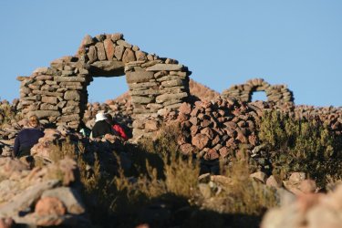 Temple de l'île d'Amantani. - Stéphan SZEREMETA