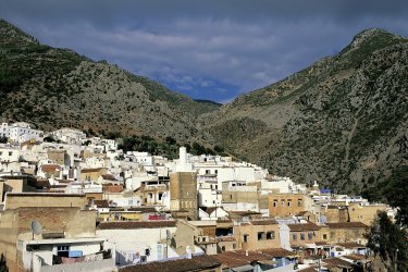 Ville de Chefchaouen. - Thierry Lauzun - Iconotec