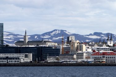 Reykjavik depuis la baie de Faxaflói. Stéphan SZEREMETA
