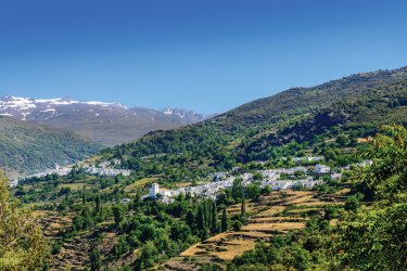 Vue sur les villages de Bubión et de Capileira. - Fotomicar