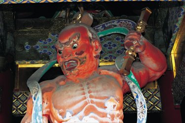 Gardien d'un temple de Nikkō. - Tom Pepeira - Iconotec