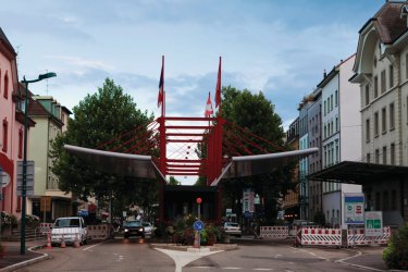 Le fameux triangle trinational, la frontière française. - Philippe GUERSAN - Author's Image