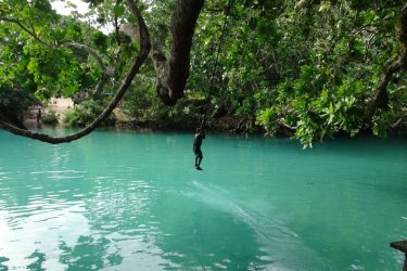 Tarzan en herbe au Blue Lagoon d'Éton. - Harold BOGROS