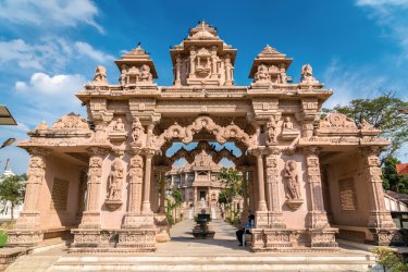 Borij Derasar, temple jaïn à Gandhinagar. - Leonid Andronov - Shutterstock.com