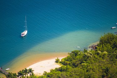 L'île de Paraty qui a servi de décor pour le film