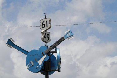 Jonction des routes 61 et 49, Clarksdale. - Pierre Jean Durieu - Shutterstock.com