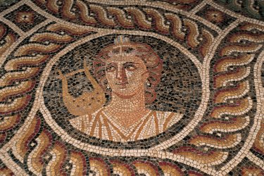 Palais des Grands Maîtres, mosaïque de l'île de Kos. - Alamer - Iconotec