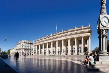 CÔTE AQUITAINE : Panoramique le Grand Theâtre. - Agence Photo Création Ch. VIAUD