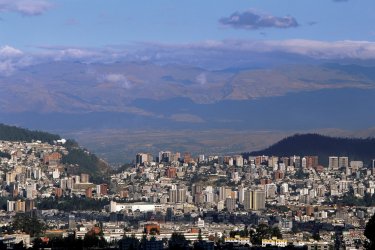 Vue générale de Quito. - Author's Image