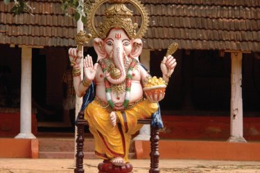 Ganesh accueille les visiteurs de Guruvayur. - Nityajacob - iStockphoto