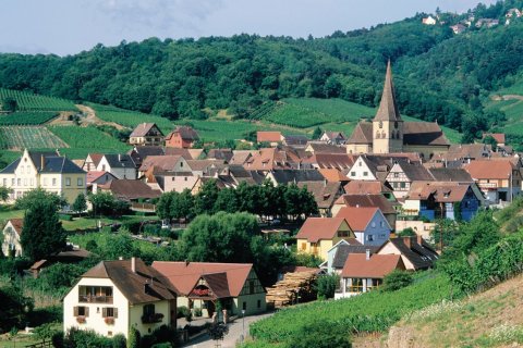 L'agréable village de Niedermorschwihr (© Irène ALASTRUEY - Author's Image)