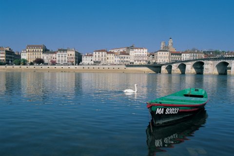 La Saône à Mâcon (© ARTHUR LEROY - ICONOTEC.COM)