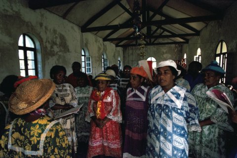 Messe au temple d'Hapétra. (© Author's Image)