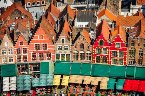 Les façades de Bruges. (© Martin M303 - Shutterstock.com)