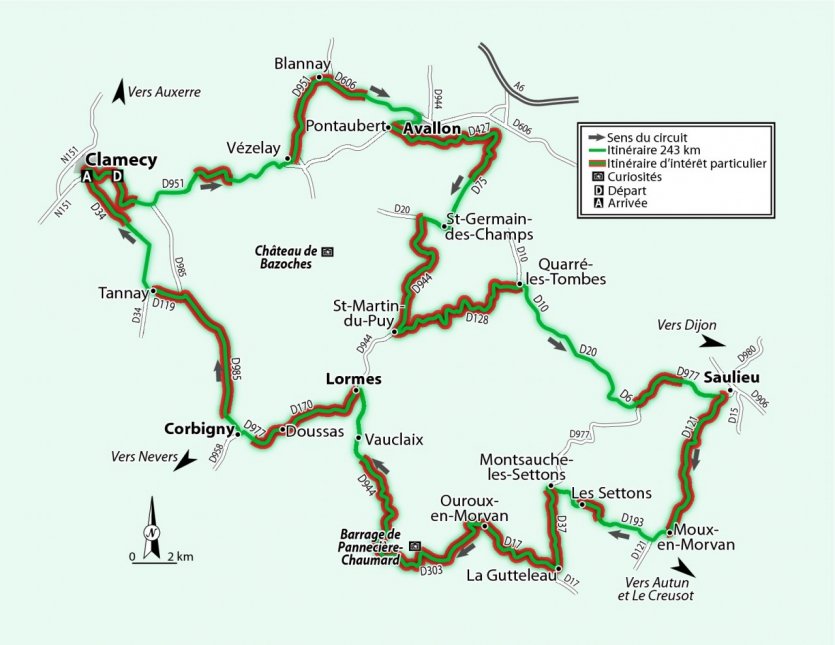 Où Se Trouve Le Morvan Sur La Carte De France www.petitfute.com
