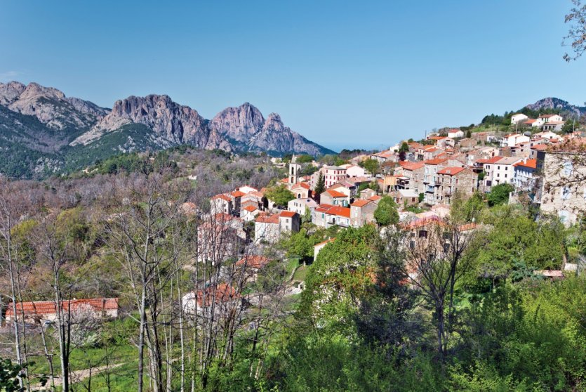Le village d'Evisa.