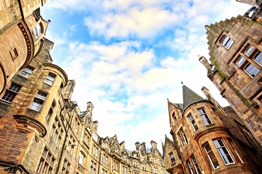 <p>La vieille ville d'Edimbourg.</p>