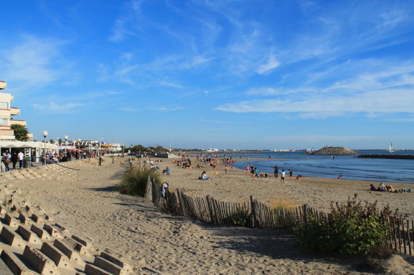 Plage de La Grande-Motte.