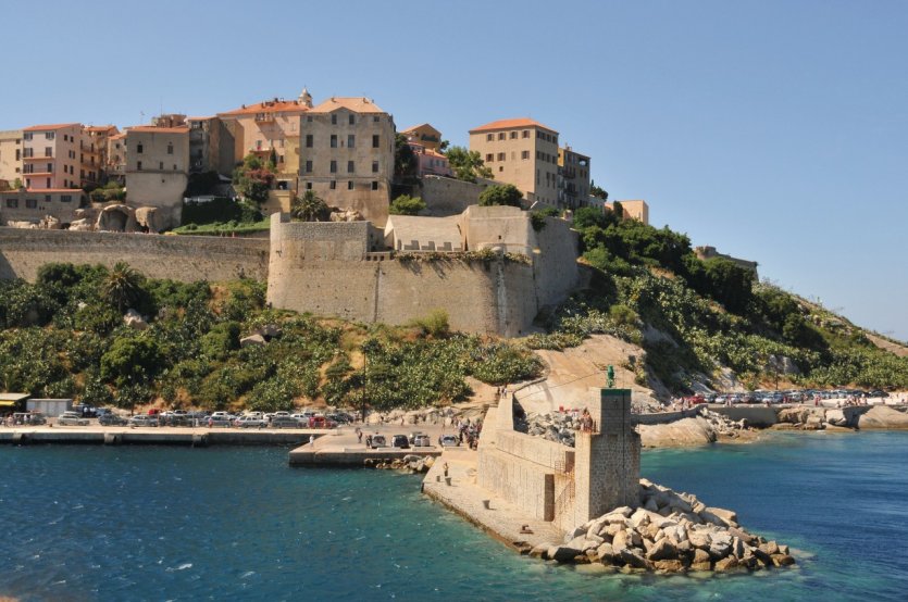 Calvi, vue du port