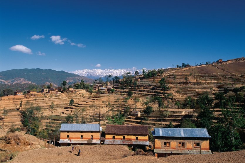 Paysage de Nagarkot.