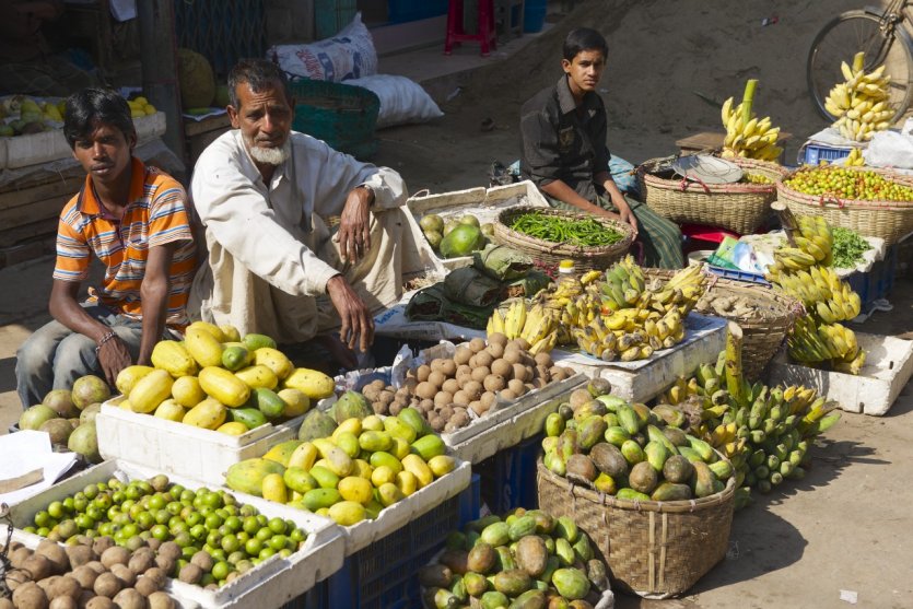 Sur le marché de Bandarban.