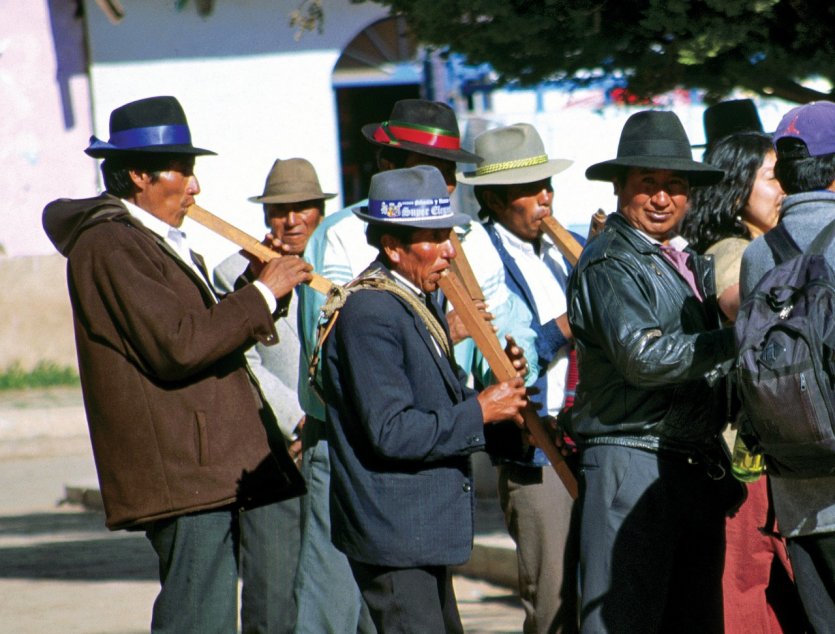 Musiciens à Copacabana.