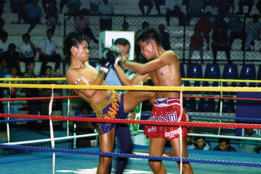 <p>Combats de boxe thaïlandaise.</p>