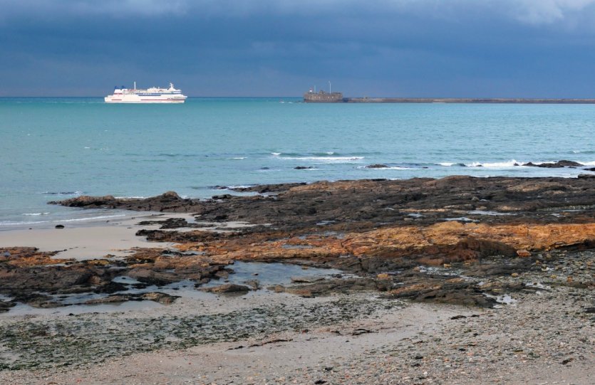 <p>Ferry sur la Manche</p>