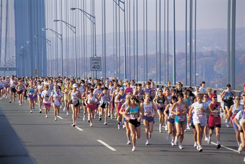 <p>Le plus fameux marathon du monde.</p>