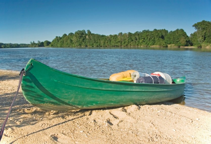 Canoë sur la Loire.
