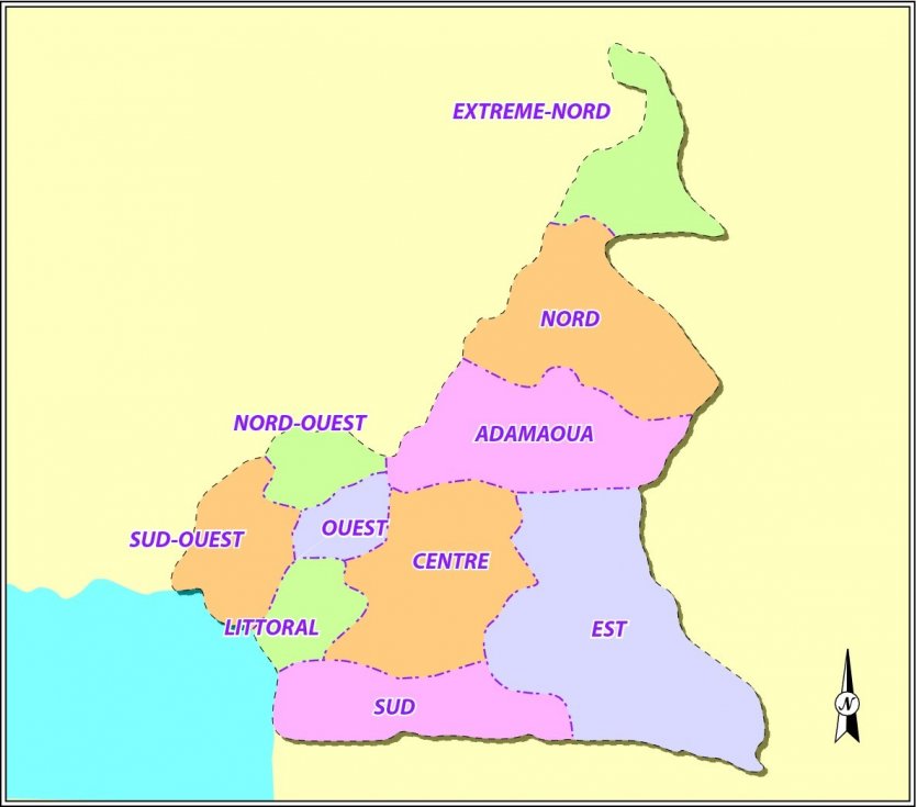 La Carte Du Cameroun