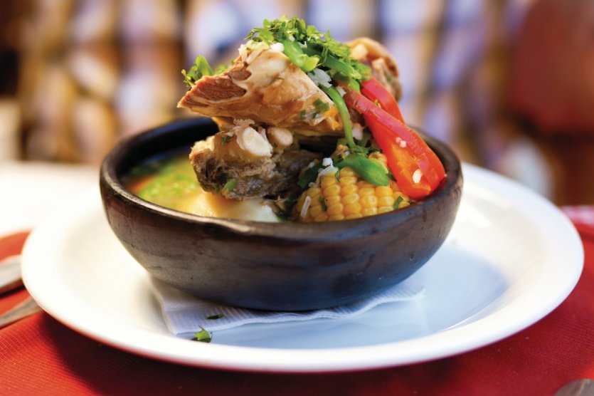 La cazuela est un mets typique du Chili.