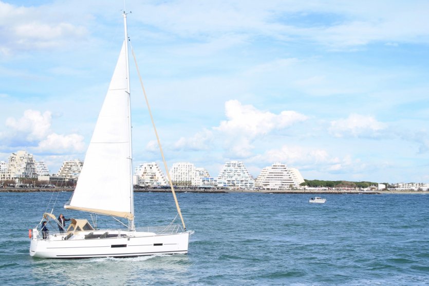 Voile près de La Grande-Motte.