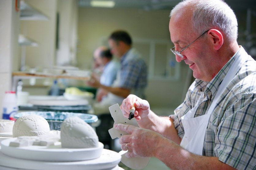 <p>Belleek Pottery</p>