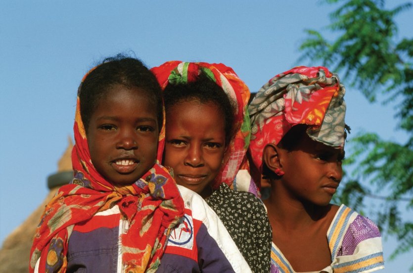<p>Petites filles dans la région de Darou Mousty.</p>