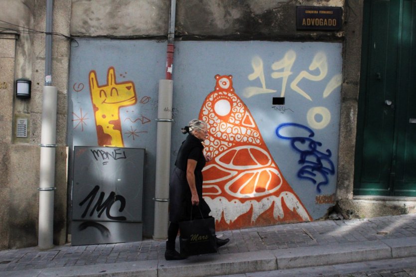 <p>Street art à Porto.</p>