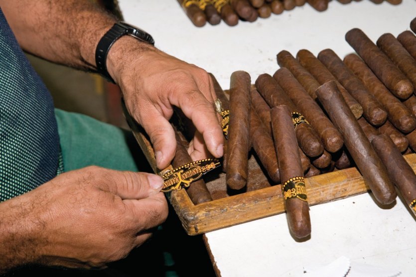 <p>Fabrique de cigares à Santiago.</p>