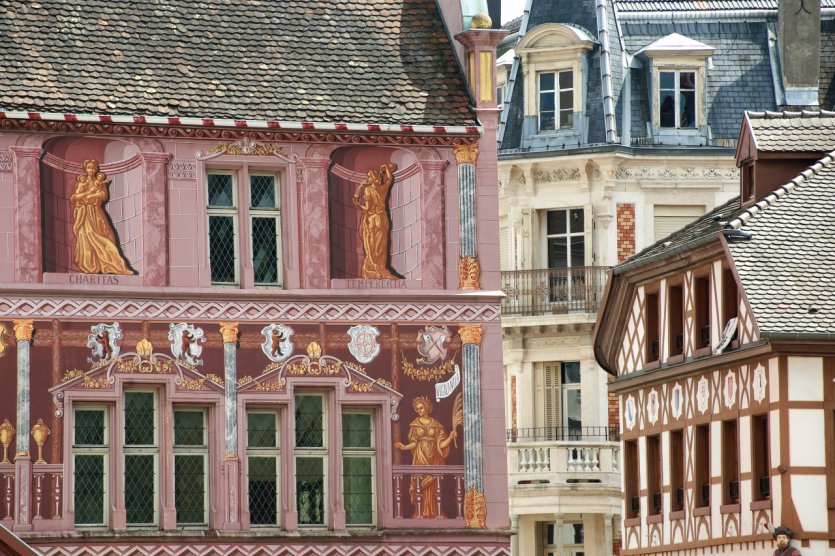 Façade de l'hôtel de ville de Mulhouse.