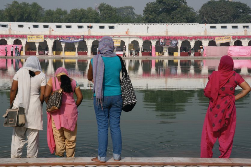 Le temple Sikh Gurdwara Bangla Sahib.