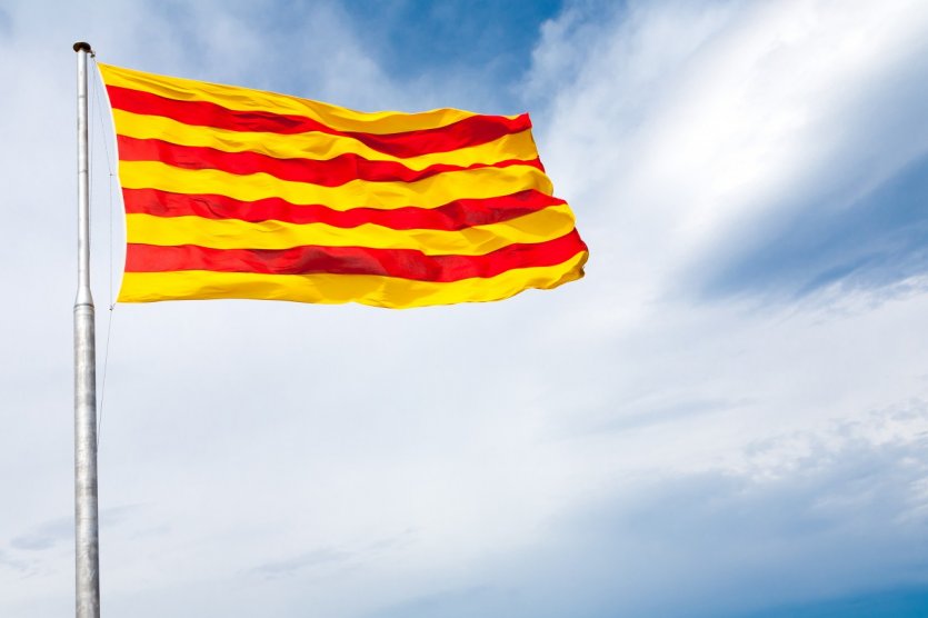 Drapeau de la Catalogne.