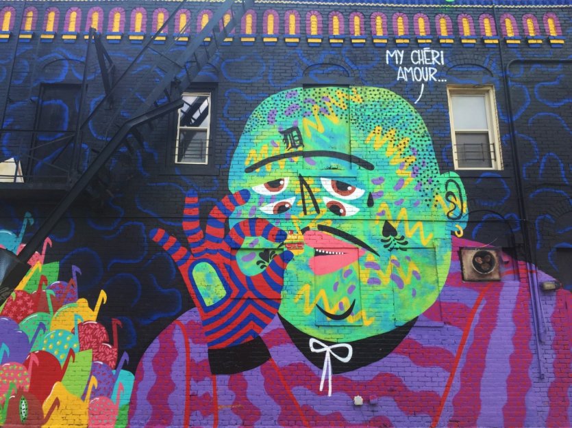 <p>Street art dans les environs du Eastern Market.</p>