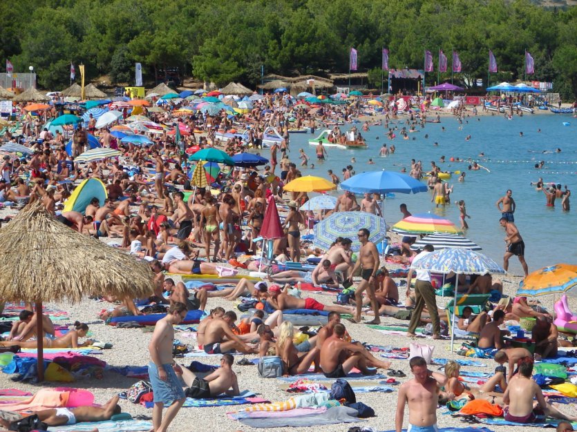 <p>Plage d'Ibiza.</p>