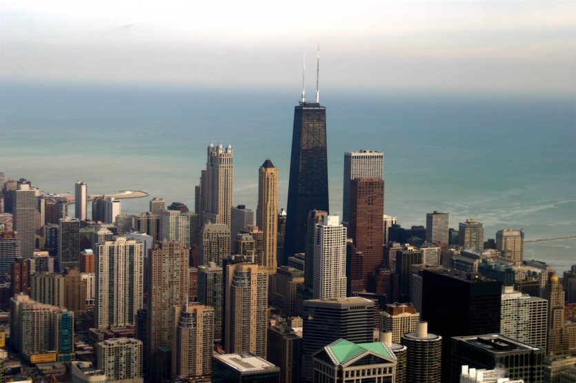 Skyline de Chicago.