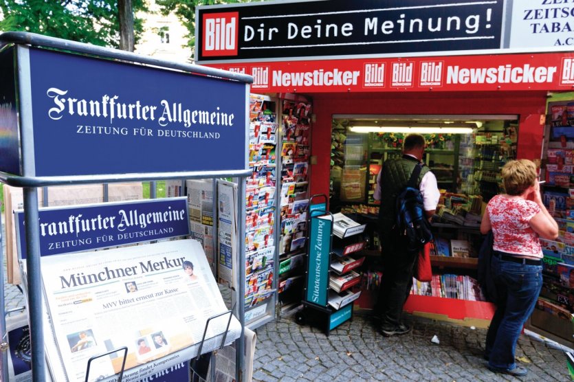 <p>Kiosque à journaux.</p>