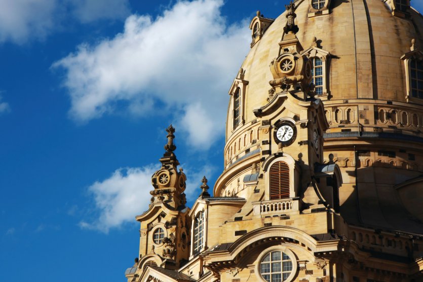 <p>Façade du Frauenkirche.</p>