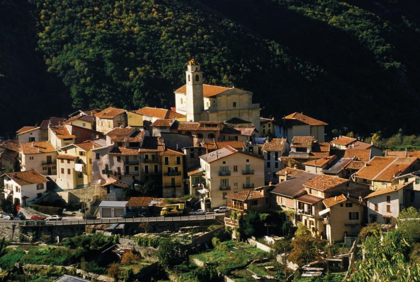 Village de la Bollène-Vésubie.