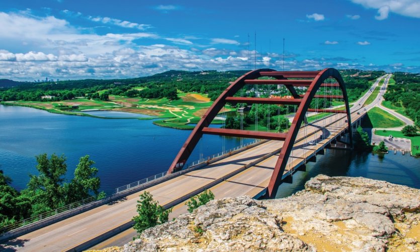 <p>Pennybacker Bridge.</p> <p>Pennybacker Bridge.</p>
