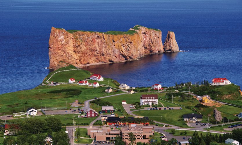 <p>Le rocher Percé en Gaspésie.</p> <p>Le rocher Percé en Gaspésie.</p>