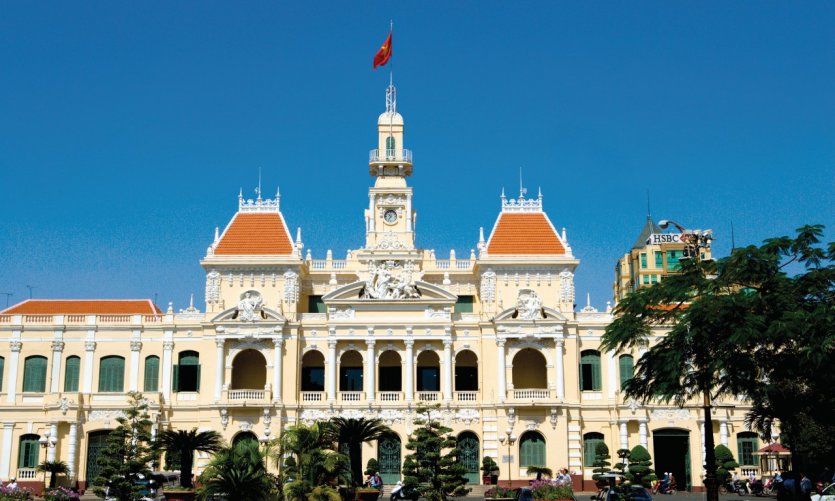 El ayuntamiento de Ho Chi Minh. El ayuntamiento de Ho Chi Minh.